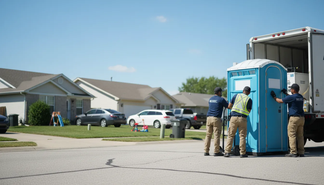 Standard Porta Potty Rentals in New Douglas, IL near me